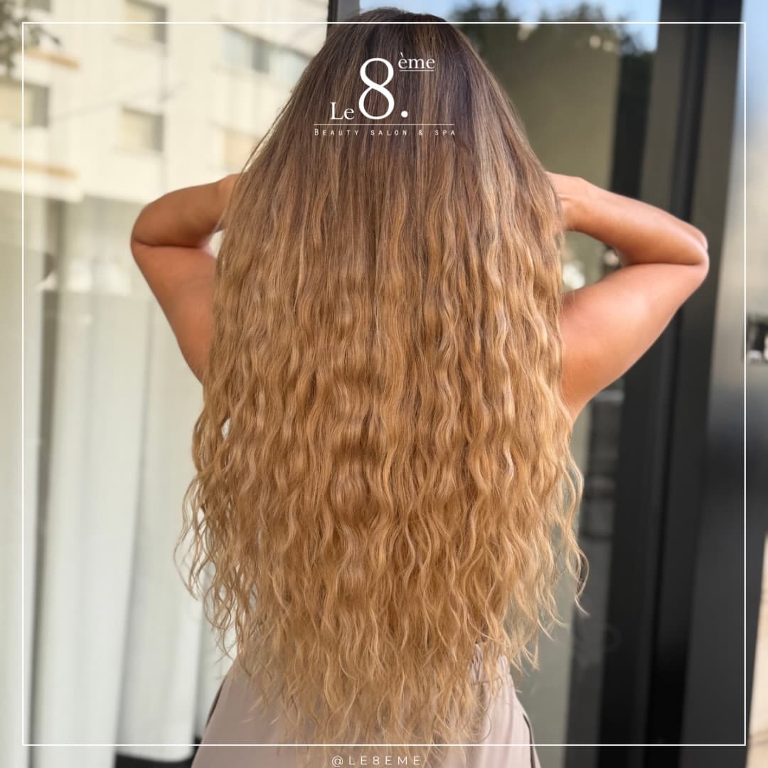 Longueurs de rêve après pose d’extensions — réalisation @le8eme
